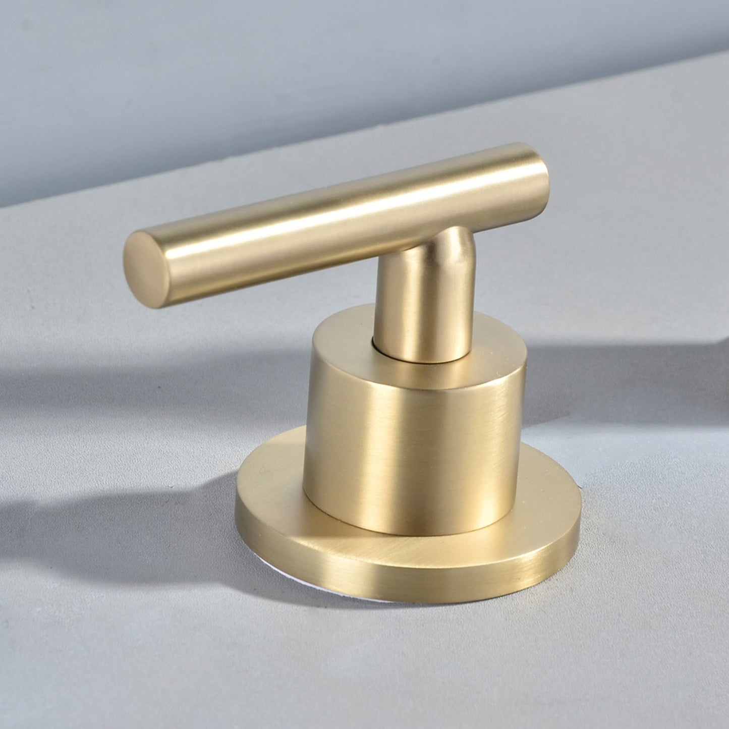 Brushed Gold Double Handle 360 Swivel Bathroom Sink Faucet with Accessrise