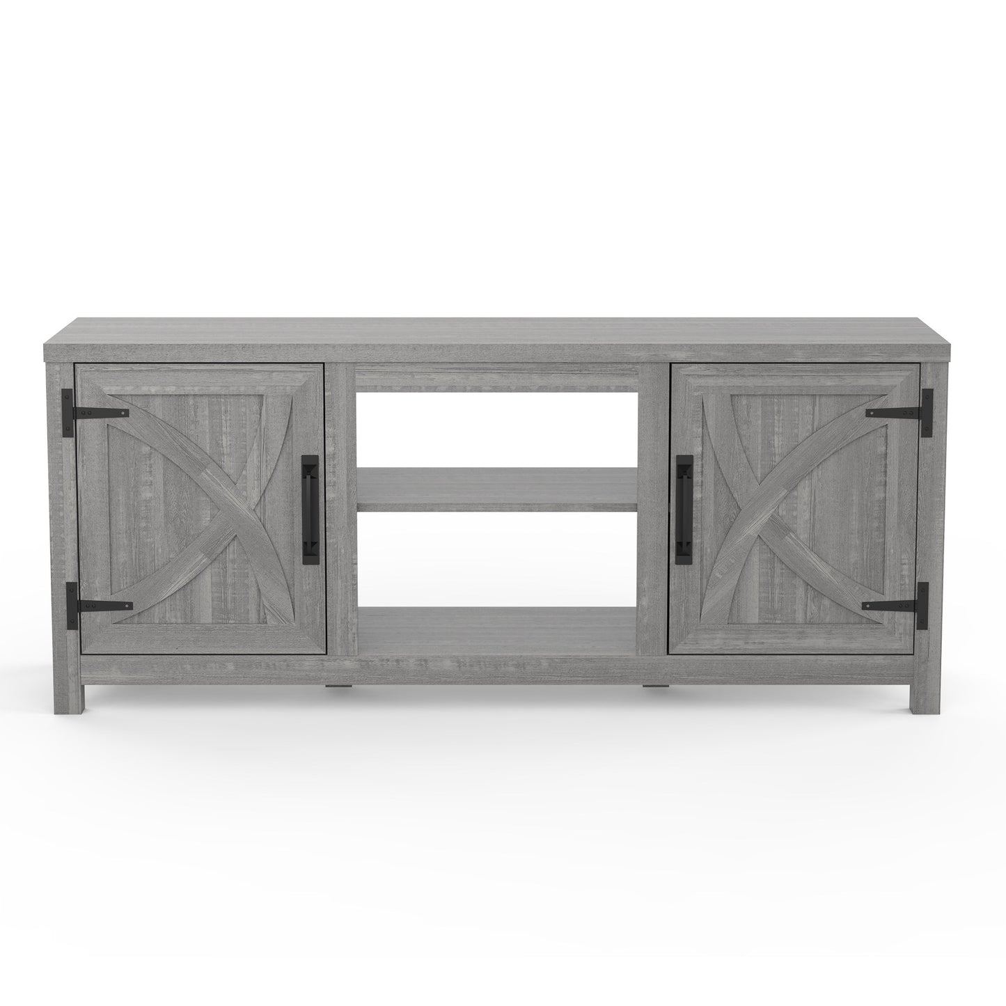 IHOMEADORE 58-inch Barn Door Media Consoles TV Stand for TVs up to 65", Farmhouse