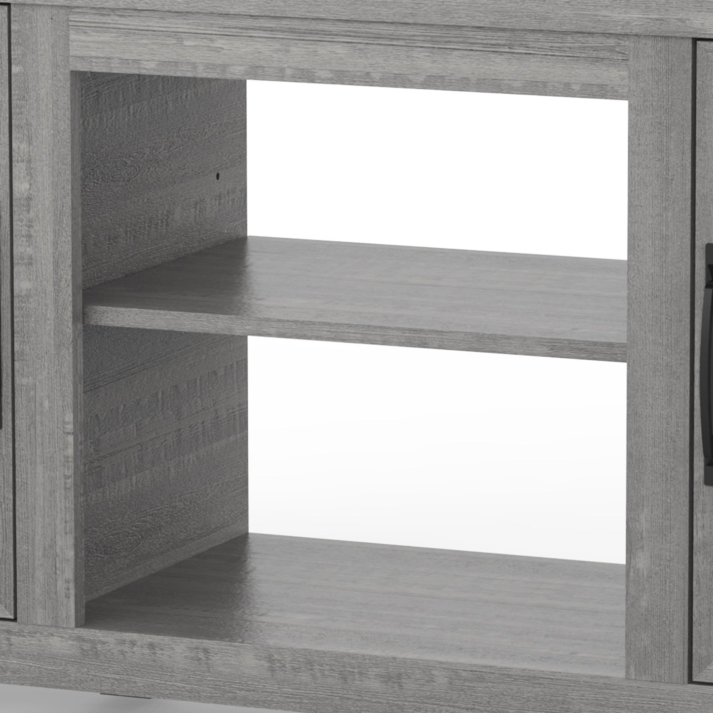 IHOMEADORE 58-inch Barn Door Media Consoles TV Stand for TVs up to 65", Farmhouse