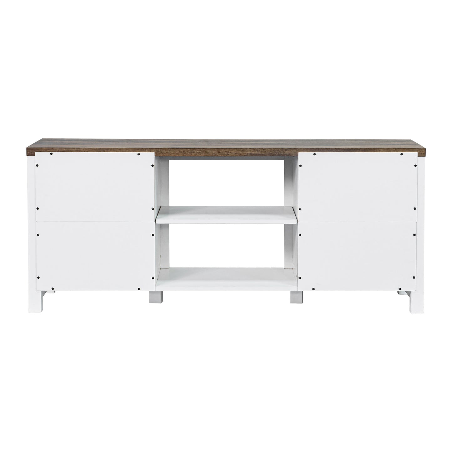 IHOMEADORE 58-inch Barn Door Media Consoles TV Stand for TVs up to 65", Farmhouse