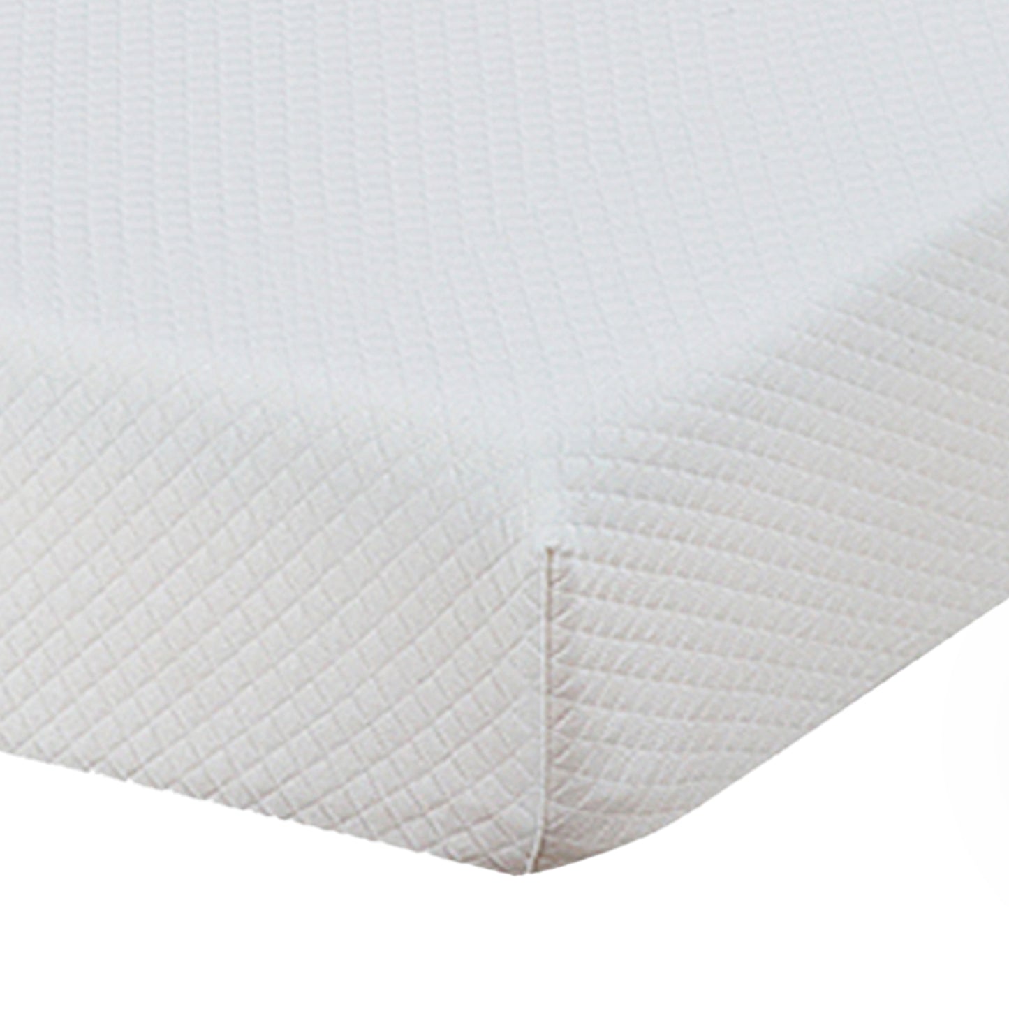 75L x 54W x 6H White Memory Foam Mattress Plush Comfort Roll in a Box Full Size