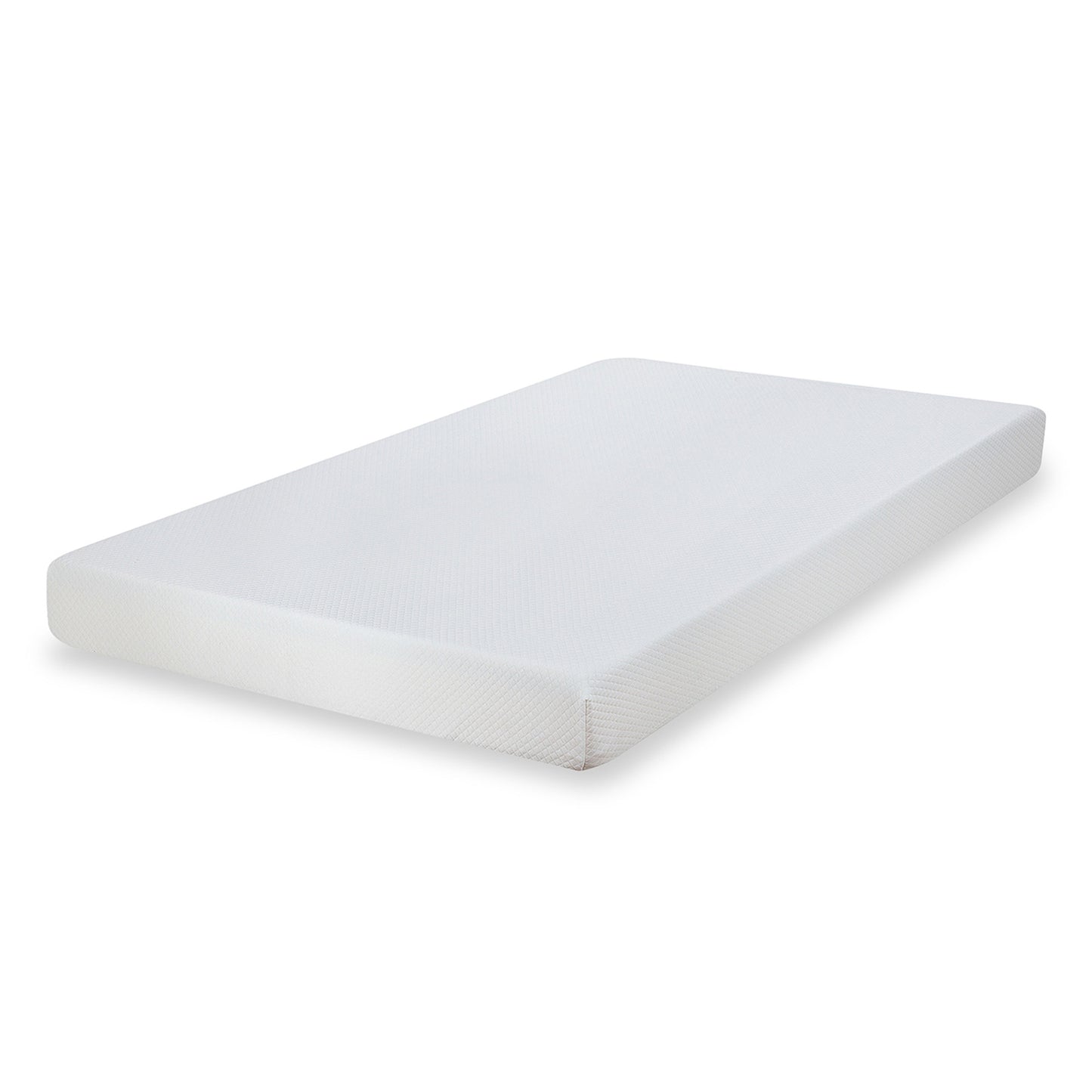 80“L x 60”W x 6“H White Memory Foam Mattress Plush Comfort Roll in a Box Queen Size