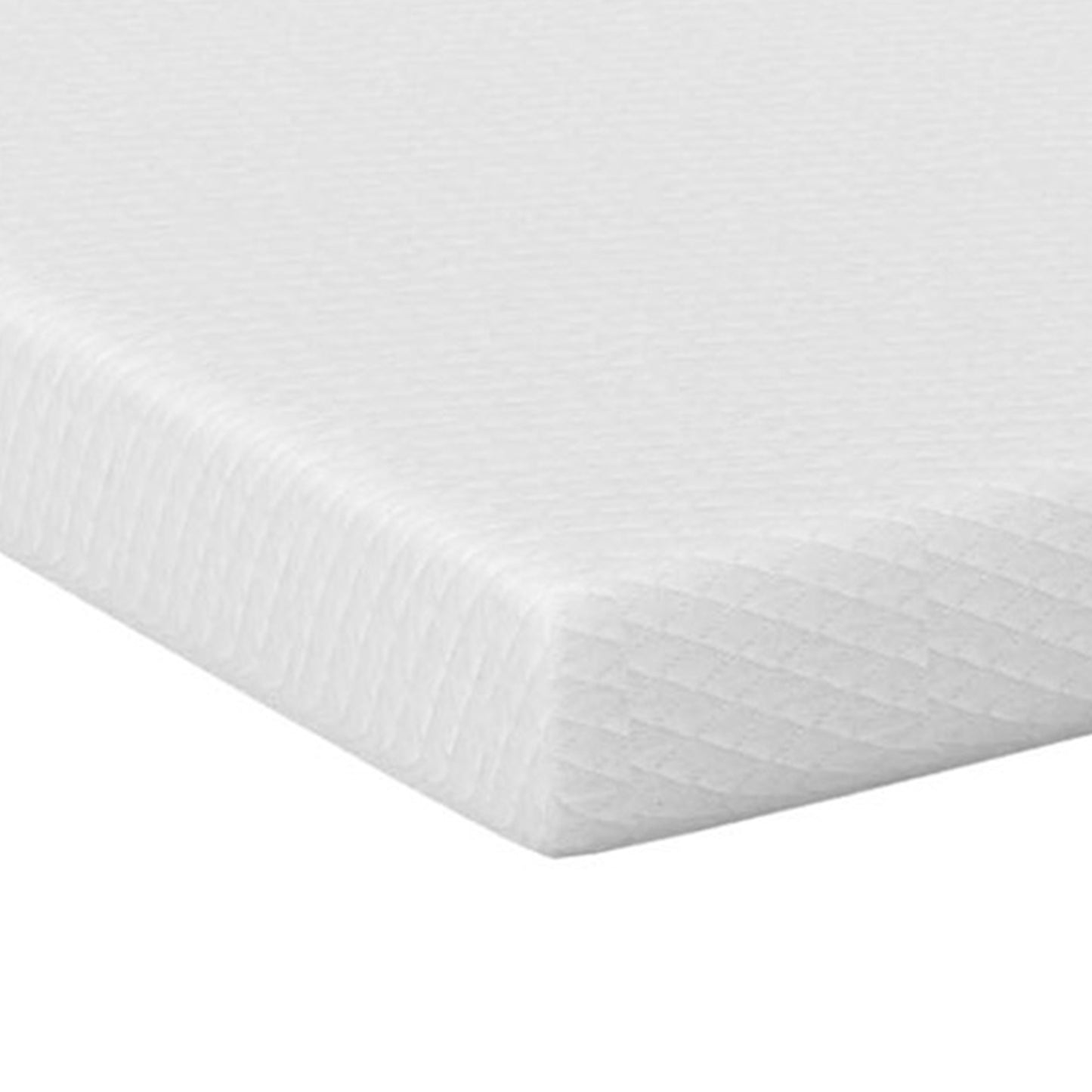 75”L x 54“W x 10”H White Memory Foam Mattress Plush Gel Infused Roll in a Box Full Size