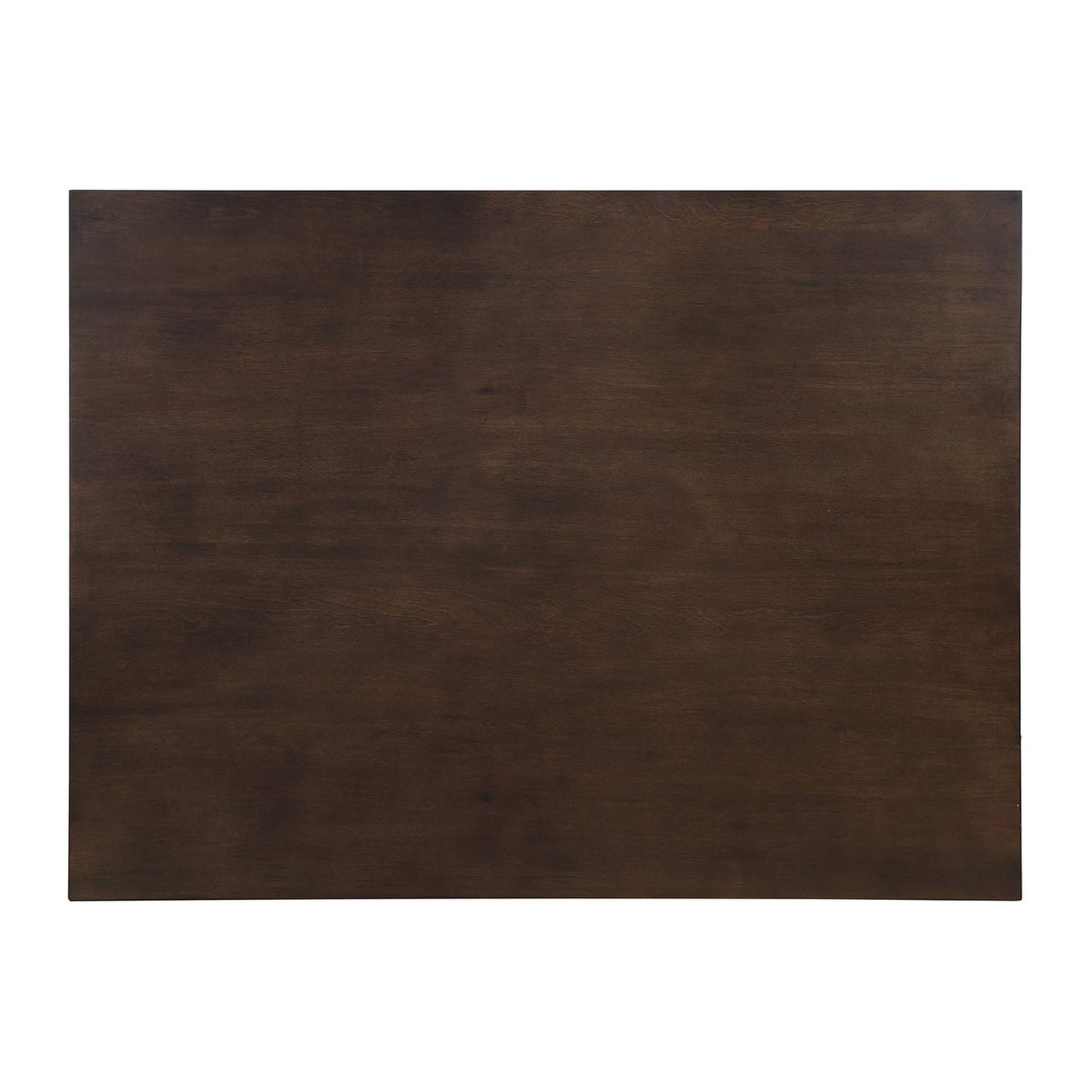 48"W x 36"D x 30"H Modern 5 Piece Solid Rubberwood Dining Table Set with Diamond Shaped Back Detail Chairs