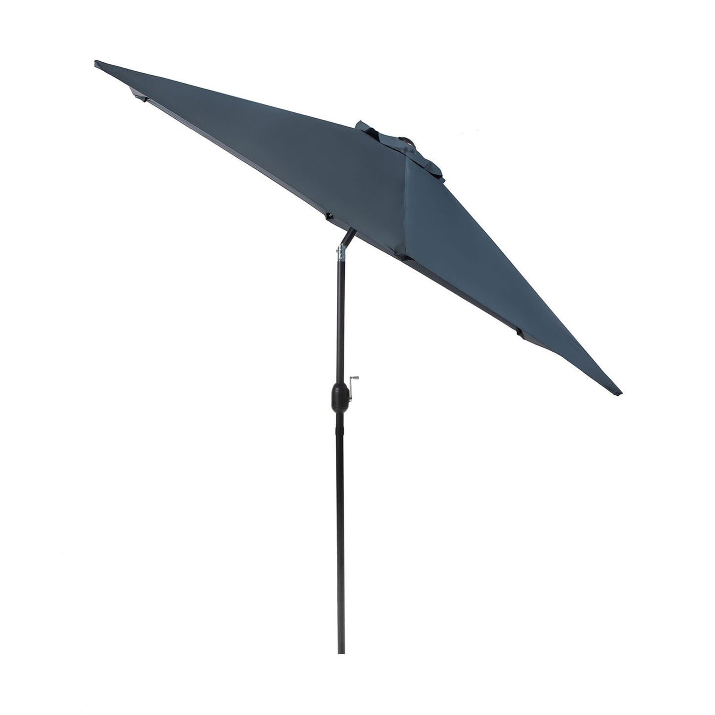 6" Modern Round Tilting Patio Umbrella – Dark Sapphire, UV 50+ Protection, Steel Frame