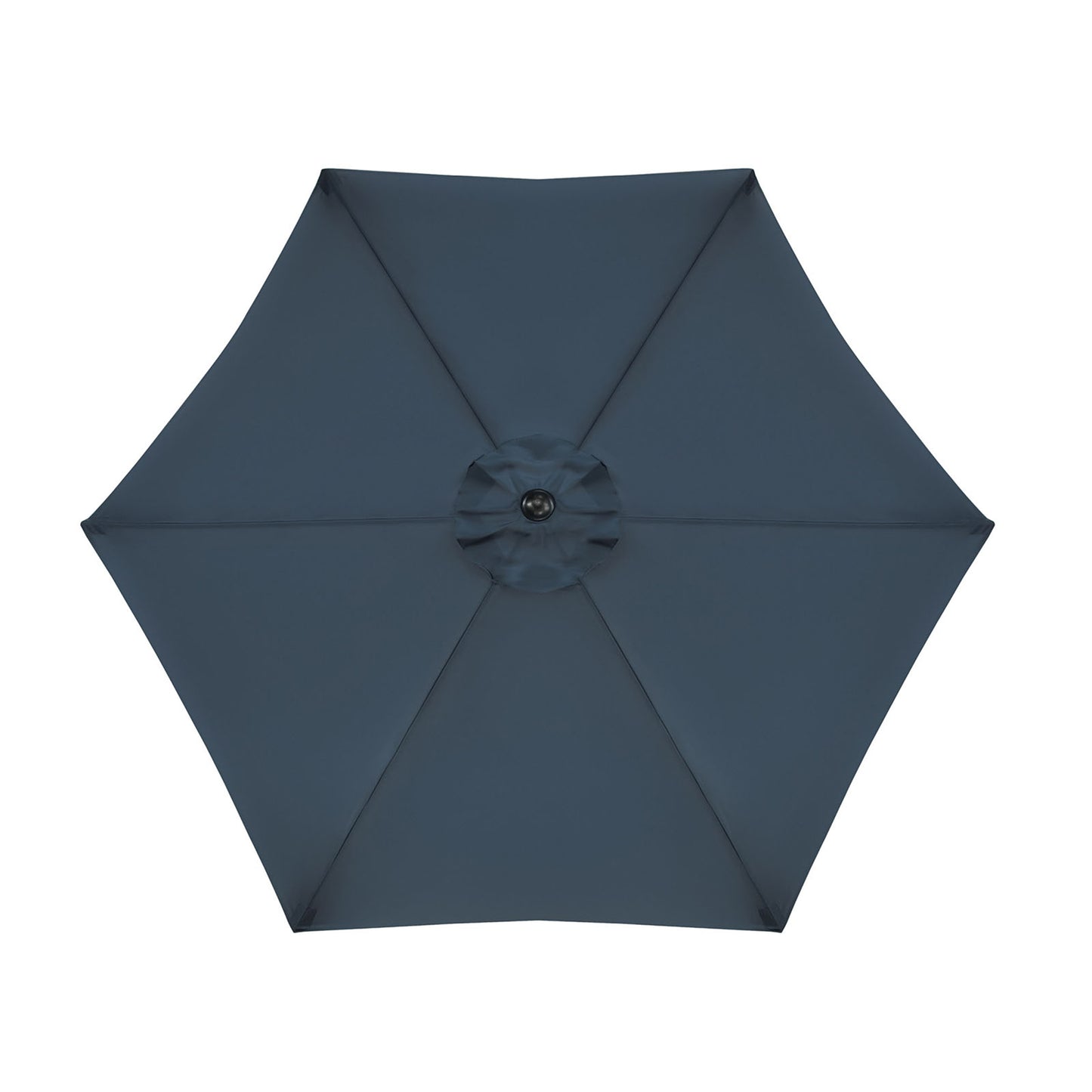 6" Modern Round Tilting Patio Umbrella – Dark Sapphire, UV 50+ Protection, Steel Frame