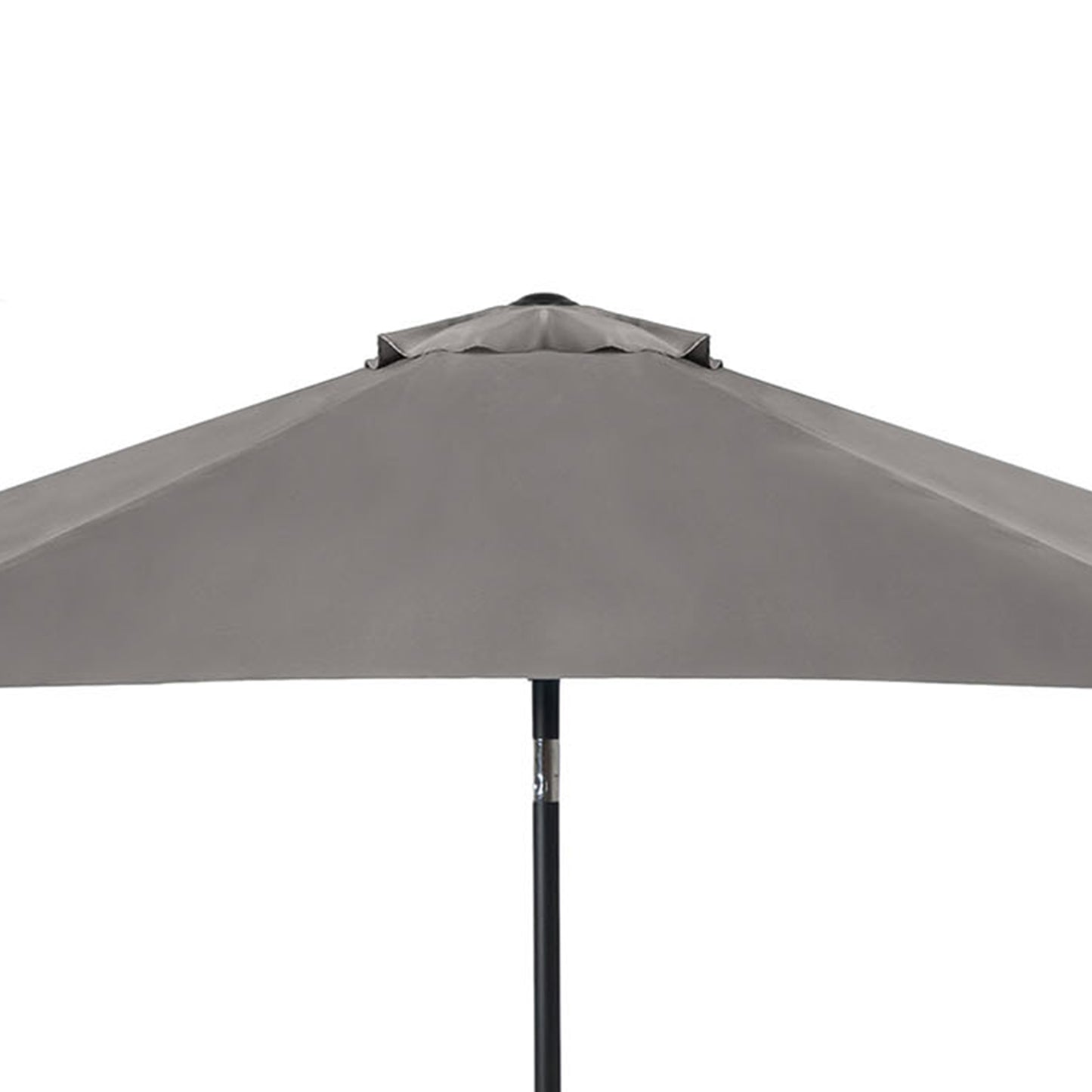106" Modern Graphite Round Tilting Patio Umbrella with UV 50+ Protection