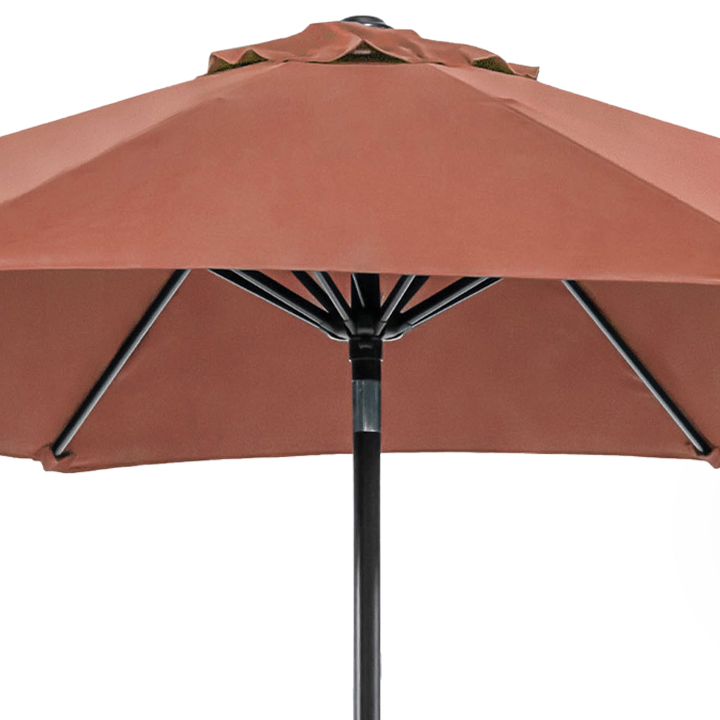 9' Burgundy Outdoor Umbrella with Auto Tilt and 21" Round Base Included