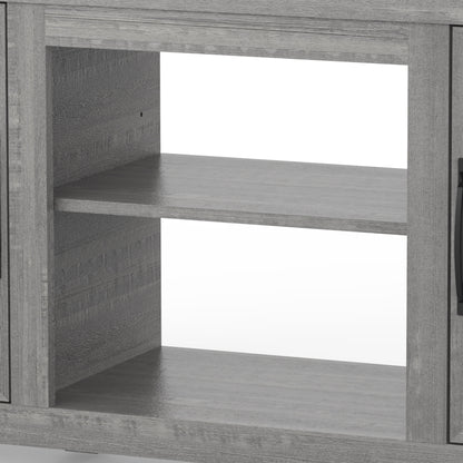IHOMEADORE 58-inch Barn Door Media Consoles TV Stand for TVs up to 65", Farmhouse