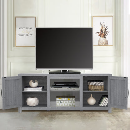 IHOMEADORE 58-inch Barn Door Media Consoles TV Stand for TVs up to 65", Farmhouse