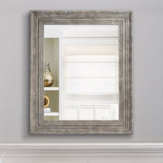 IHOMEADORE 30" Rectangular Framed Wall Bathroom Vanity Mirror, Farmhouse