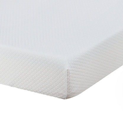 80“L x 60”W x 6“H White Memory Foam Mattress Plush Comfort Roll in a Box Queen Size