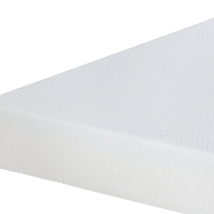 80“L x 60”W x 6“H White Memory Foam Mattress Plush Comfort Roll in a Box Queen Size