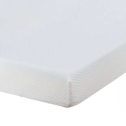 75"L x 39"W x 6"H White Plush Comfort Memory Foam Mattress , Roll-in-a-Box