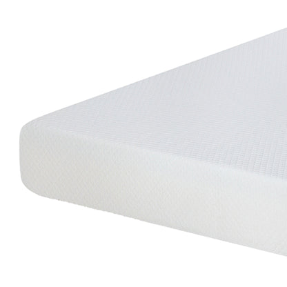 75"L x 39"W x 6"H White Plush Comfort Memory Foam Mattress , Roll-in-a-Box