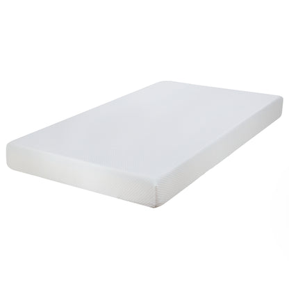 72“W x 84”D x 8“H White Memory Foam Mattress Plush Gel Infused Roll in a Box California King Size