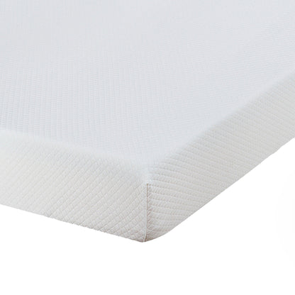 72“W x 84”D x 8“H White Memory Foam Mattress Plush Gel Infused Roll in a Box California King Size