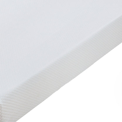 72“W x 84”D x 8“H White Memory Foam Mattress Plush Gel Infused Roll in a Box California King Size