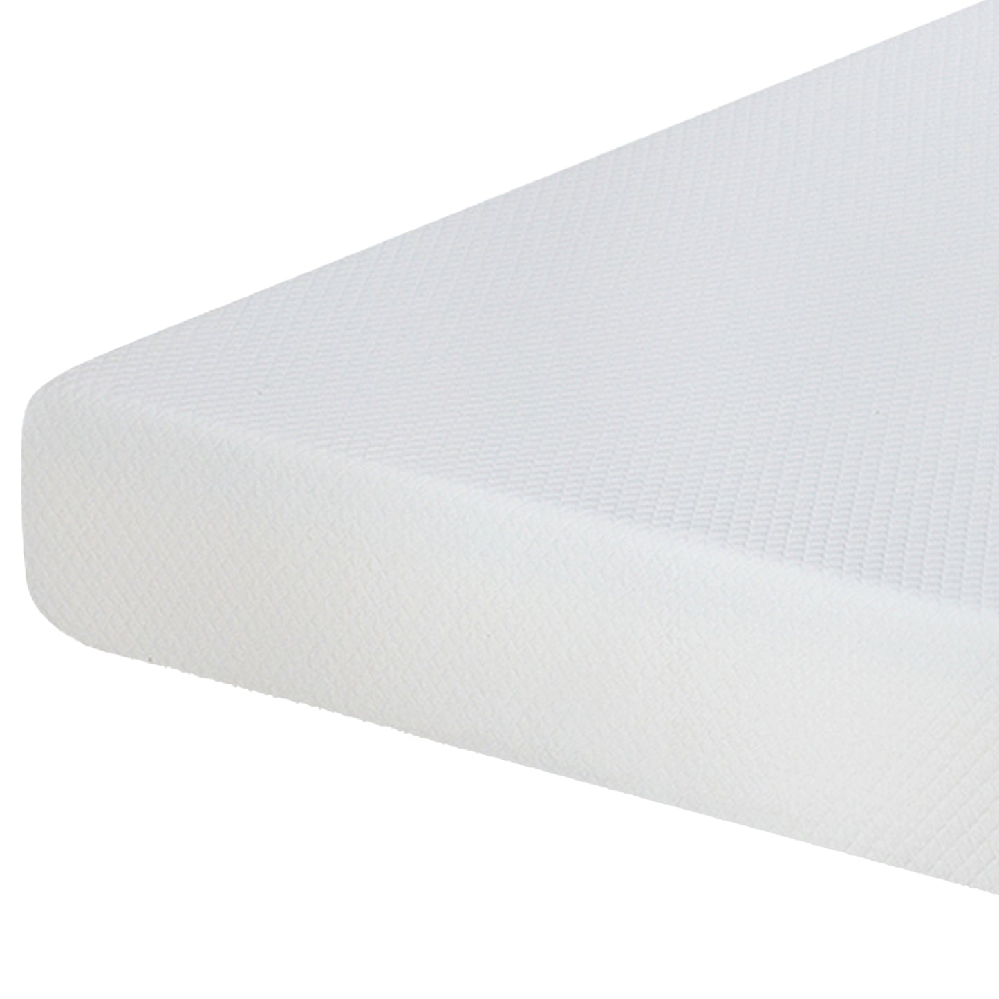 75"L x 54"W x 8"H White Memory Foam Mattress Plush Gel Infused Roll in a Box Full Size