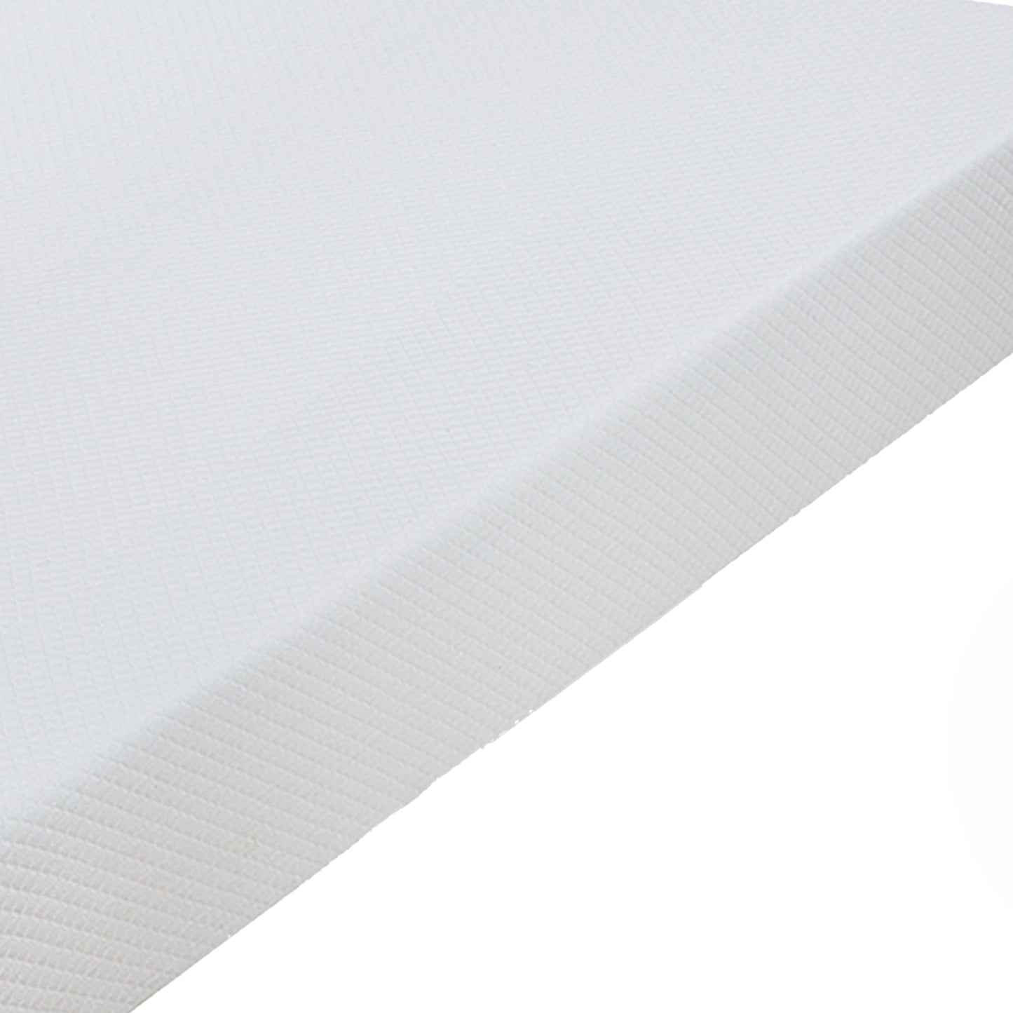 75"L x 54"W x 8"H White Memory Foam Mattress Plush Gel Infused Roll in a Box Full Size