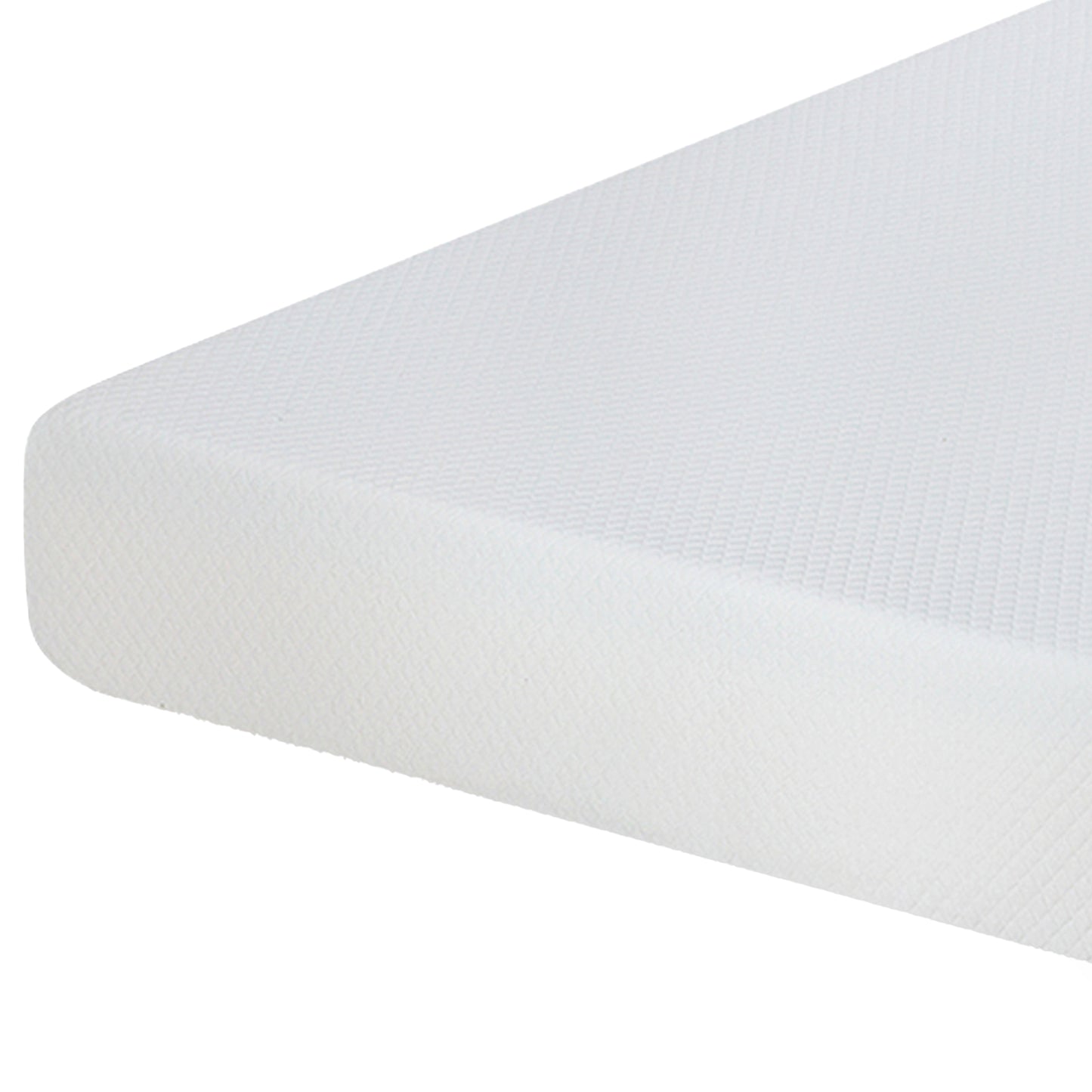 80“L x 60”W x 8“H White Memory Foam Mattress Plush Gel Infused Roll in a Box Queen Size
