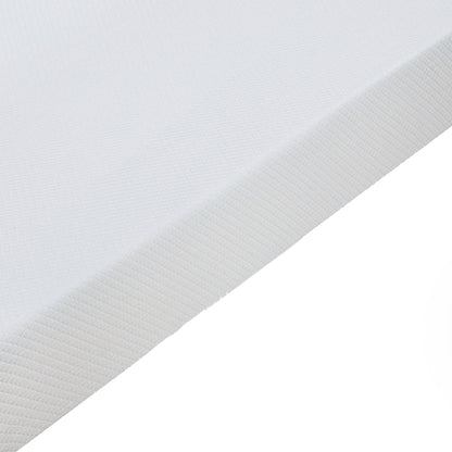 80“L x 60”W x 8“H White Memory Foam Mattress Plush Gel Infused Roll in a Box Queen Size
