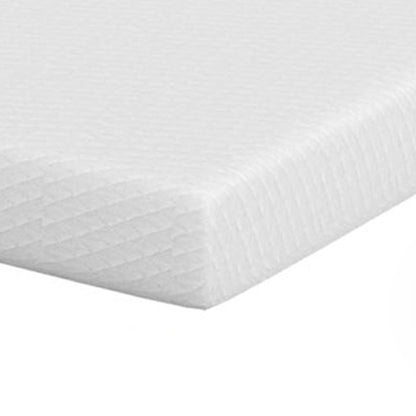 72“W x 84”D x 10“H White Memory Foam Mattress Plush Gel Infused Roll in a Box California King