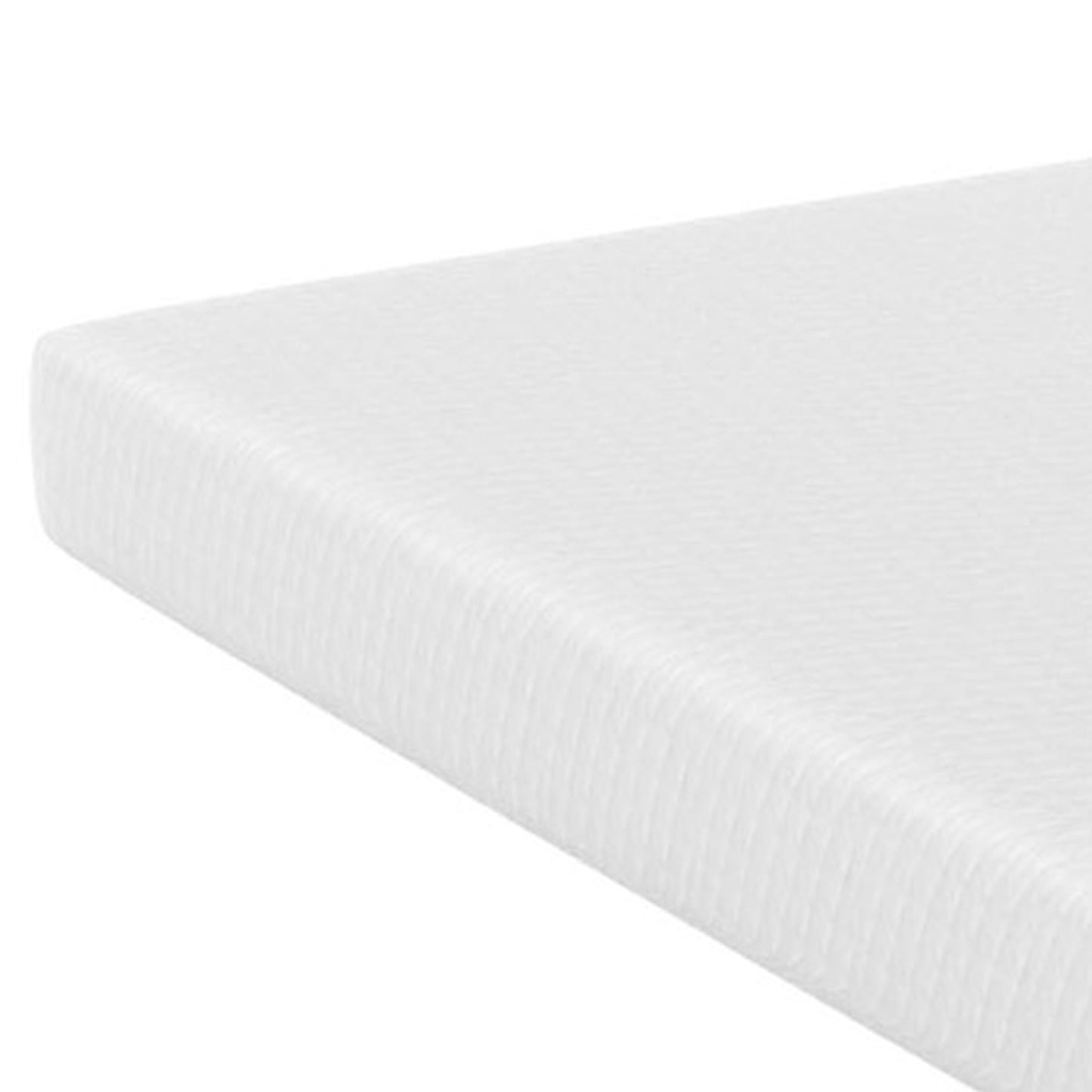 75”L x 54“W x 10”H White Memory Foam Mattress Plush Gel Infused Roll in a Box Full Size