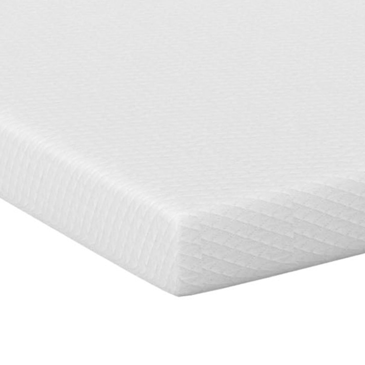 80“L x 60”W x 10“H White Memory Foam Mattress Plush Gel Infused Roll in a Box Queen Size