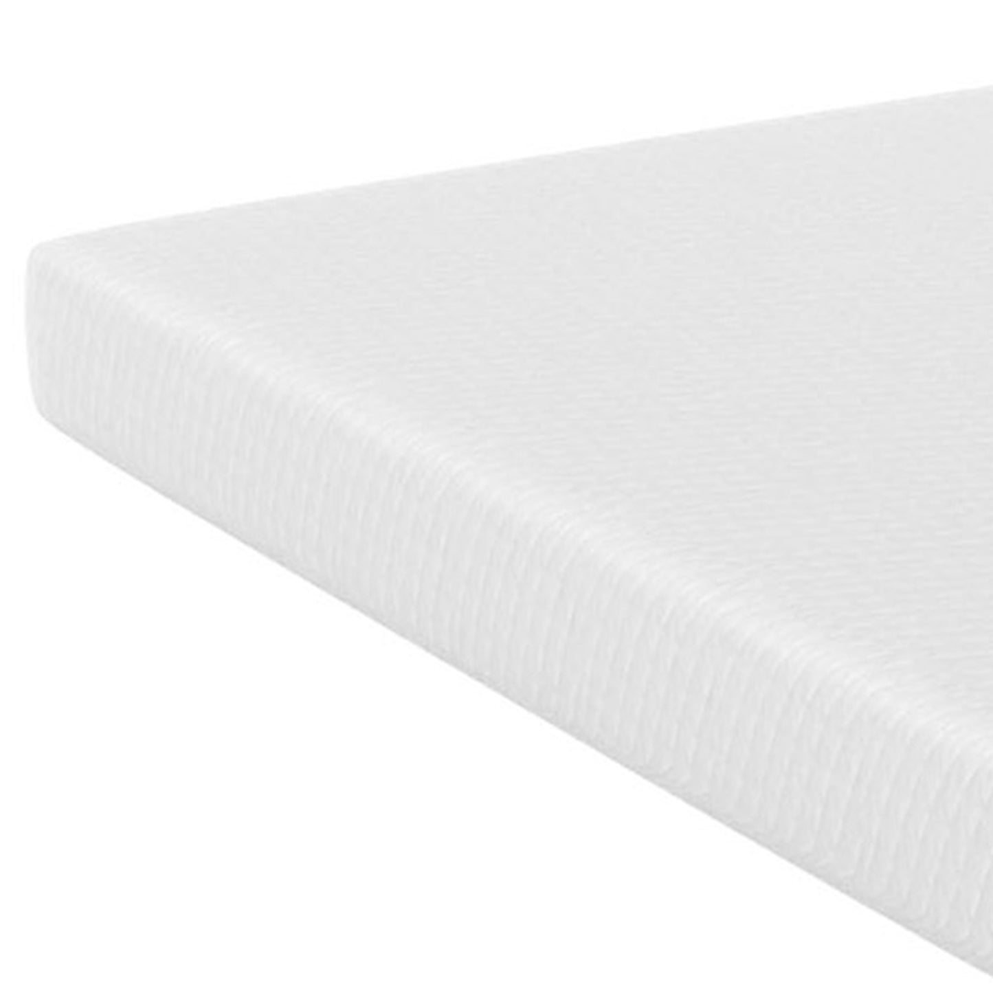 80“L x 60”W x 10“H White Memory Foam Mattress Plush Gel Infused Roll in a Box Queen Size