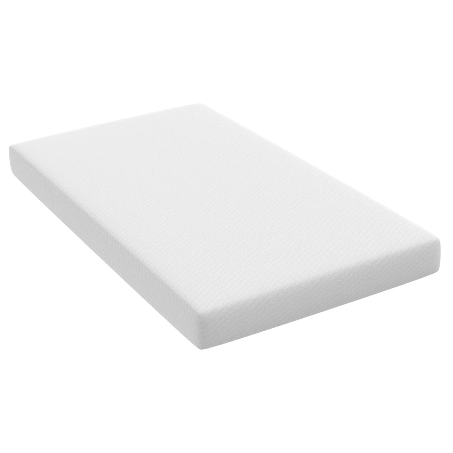 38“W x 80”D x 10“H White Memory Foam Mattress Plush Gel Infused Roll in a Box Twin XL Size
