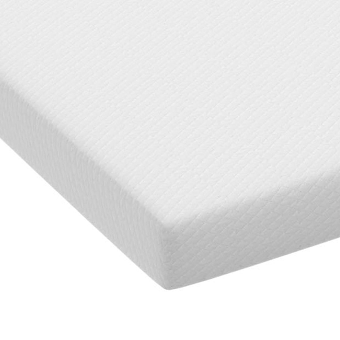 38“W x 80”D x 10“H White Memory Foam Mattress Plush Gel Infused Roll in a Box Twin XL Size