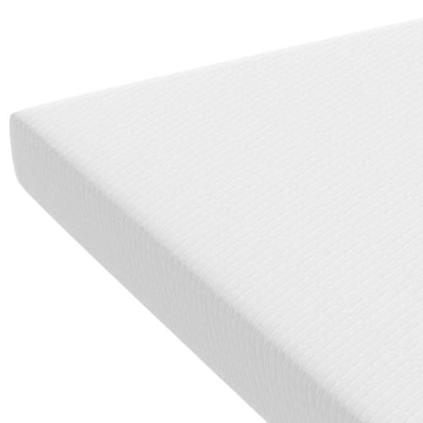38“W x 80”D x 10“H White Memory Foam Mattress Plush Gel Infused Roll in a Box Twin XL Size