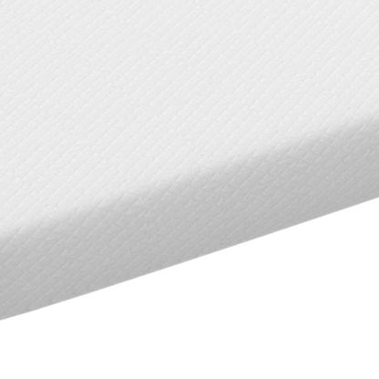 38“W x 80”D x 10“H White Memory Foam Mattress Plush Gel Infused Roll in a Box Twin XL Size