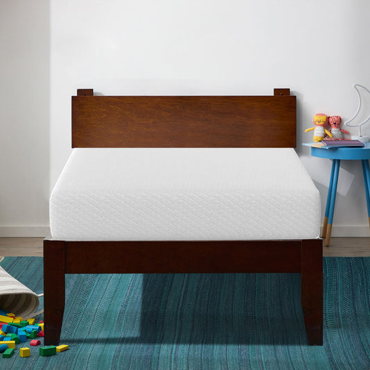 38“W x 80”D x 10“H White Memory Foam Mattress Plush Gel Infused Roll in a Box Twin XL Size