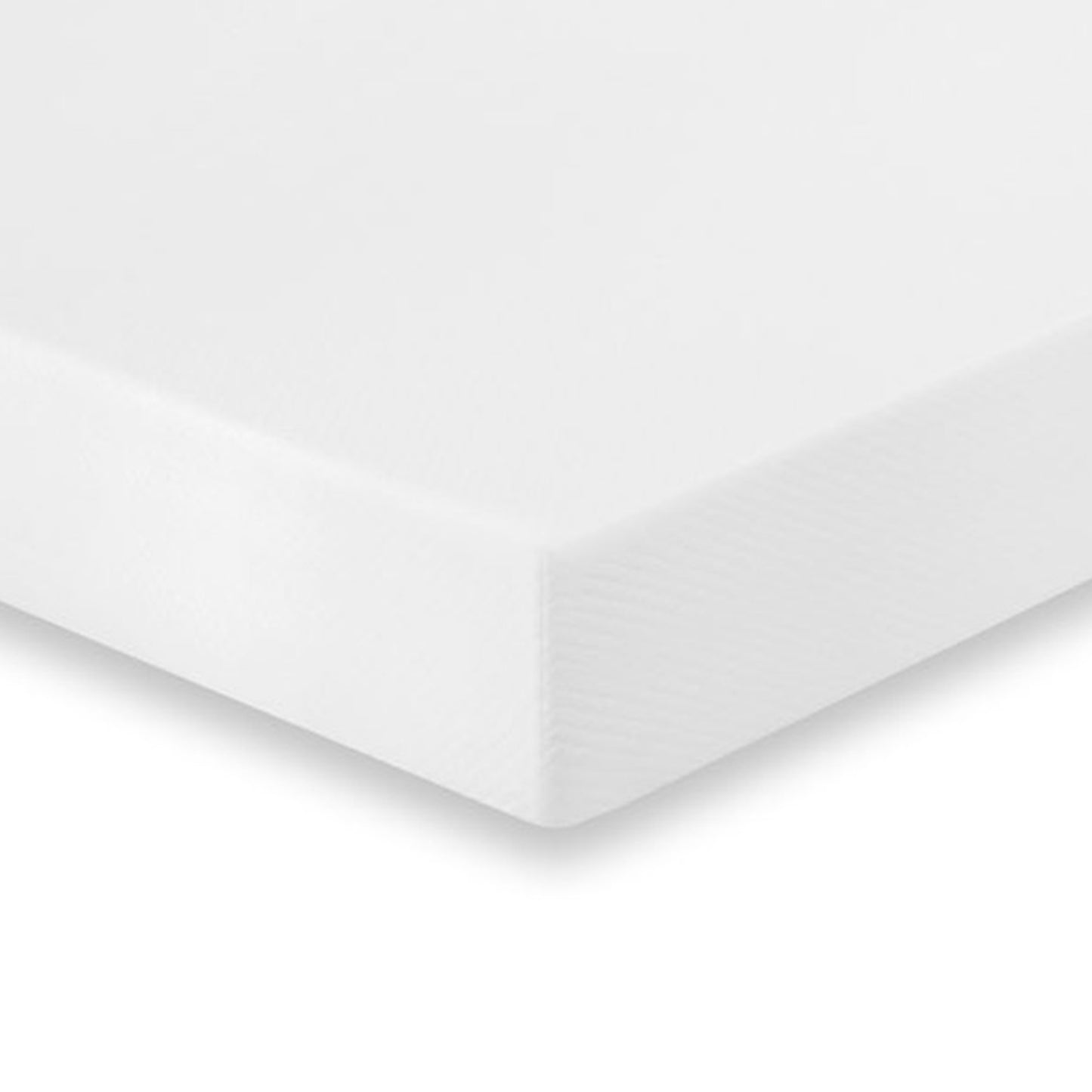 King Size 80"L x 76"W x 12"H Memory Foam Mattress, Gel-Infused, Plush Comfort, Roll-in-a-Box – White