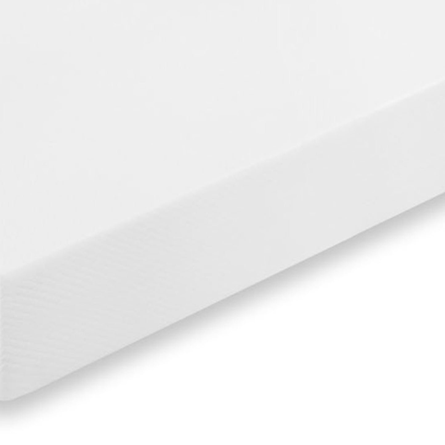King Size 80"L x 76"W x 12"H Memory Foam Mattress, Gel-Infused, Plush Comfort, Roll-in-a-Box – White