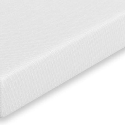 80"L x 60"W x 12"H White Memory Foam Mattress Plush Gel Infused Roll in a Box Queen Size