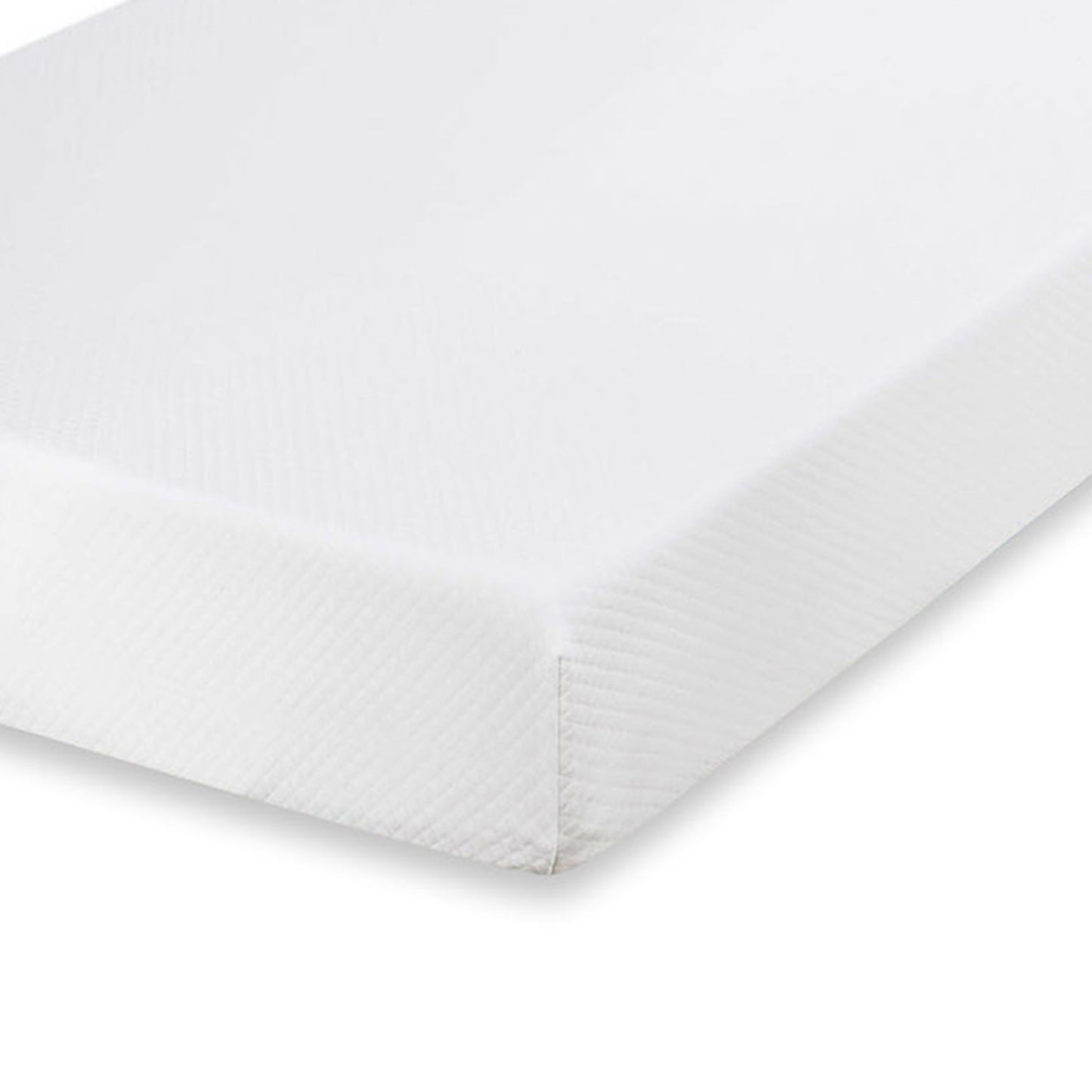 75”L x 39“W x 12”H White Memory Foam Mattress Plush Gel Infused Roll in a Box Twin Size
