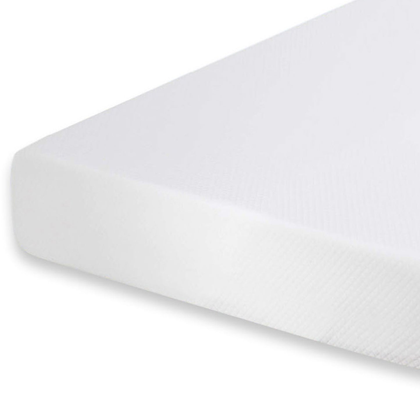 75”L x 39“W x 12”H White Memory Foam Mattress Plush Gel Infused Roll in a Box Twin Size