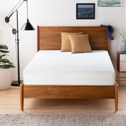 75”L x 39“W x 12”H White Memory Foam Mattress Plush Gel Infused Roll in a Box Twin Size