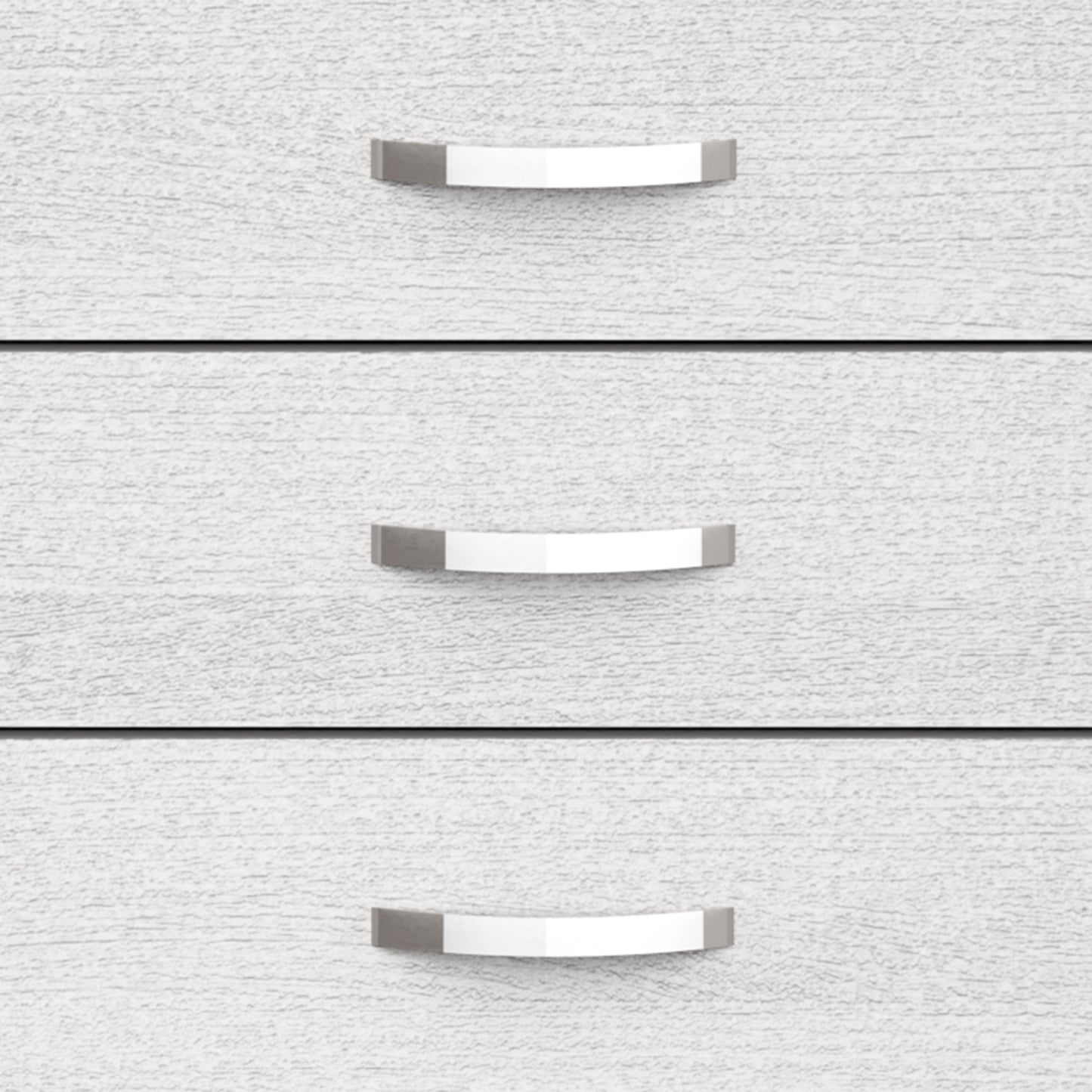 31"W White Modern Chest with Two-Tone Design and Wooden Legs