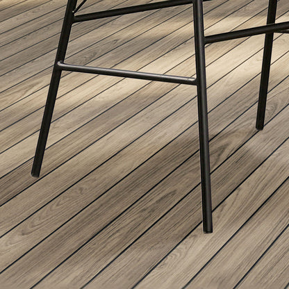 4-Piece Contemporary Natural Outdoor Conversation Set with Glass Table