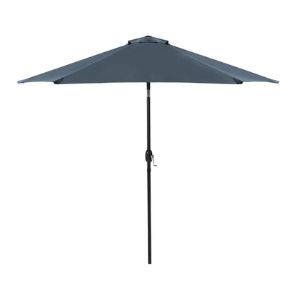 6" Modern Round Tilting Patio Umbrella – Dark Sapphire, UV 50+ Protection, Steel Frame