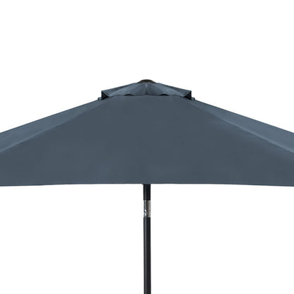 6" Modern Round Tilting Patio Umbrella – Dark Sapphire, UV 50+ Protection, Steel Frame