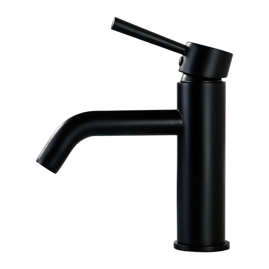 IHOMEADORE Matte Black Single-Handle Single Hole Bathroom Faucet, Modern